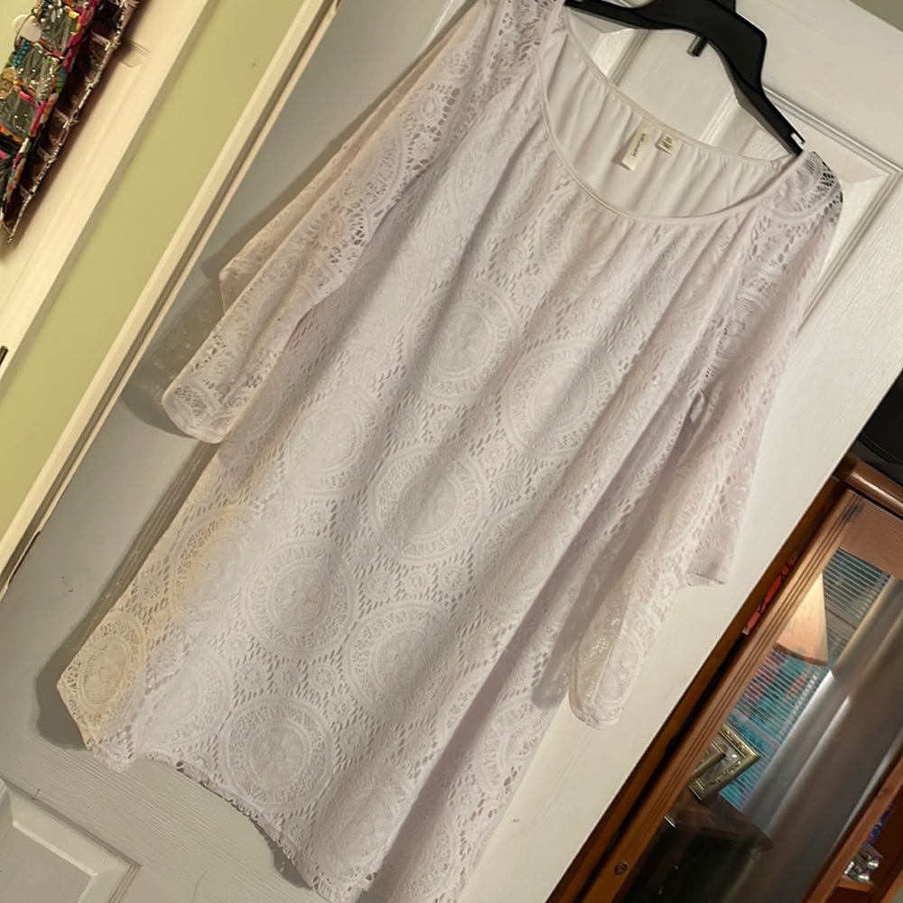Womens white dress size X-Large